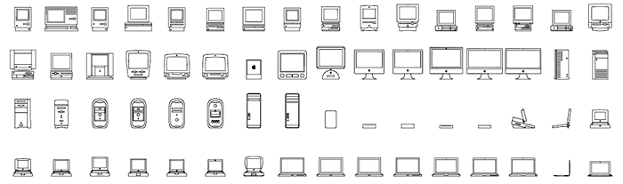 Mac icon font