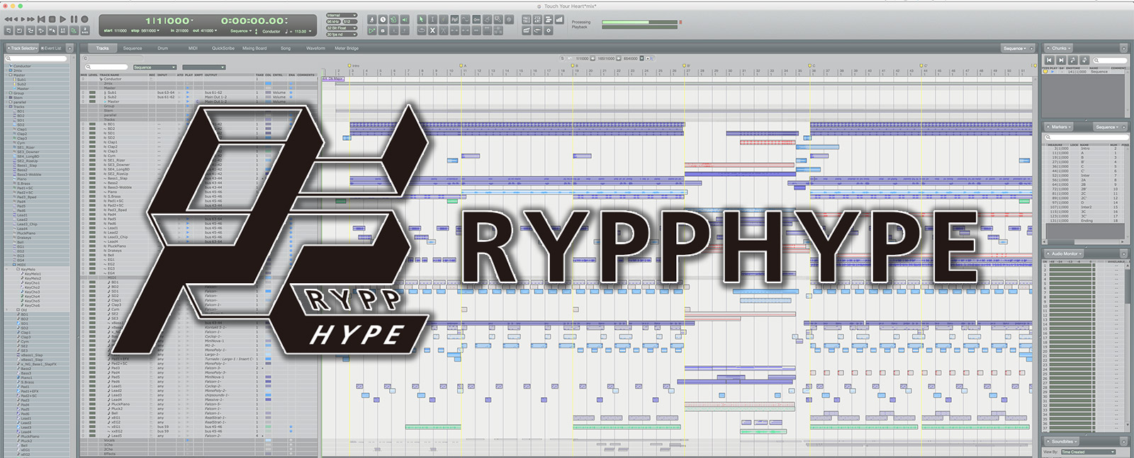 【特集】RYPPHYPE 新曲 Touch Your Heart feat. 田口恵那 のトラックメイク解説！