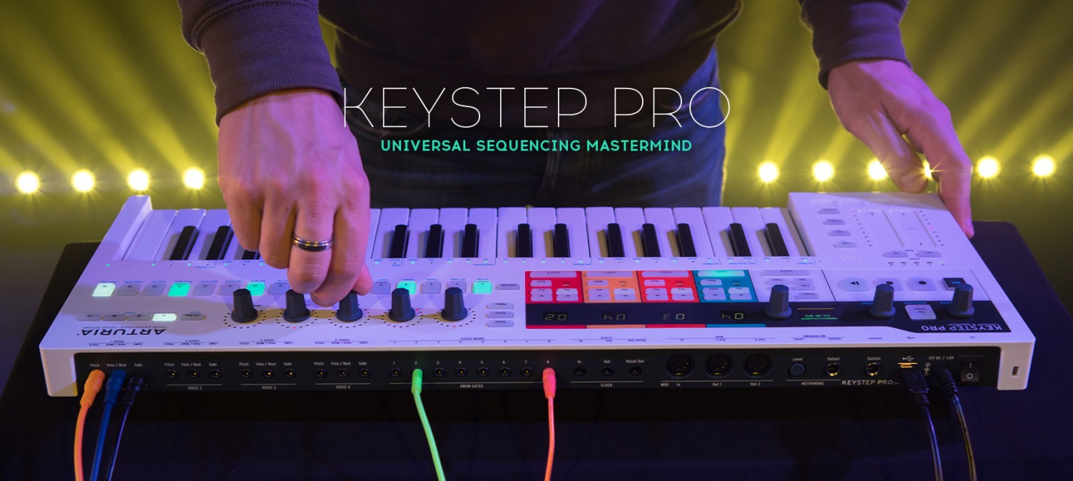 Arturia KeyStep Pro – 現時点で最高の音楽制作マシンの統合コントローラー現る、アナログシンセからMIDIデバイス