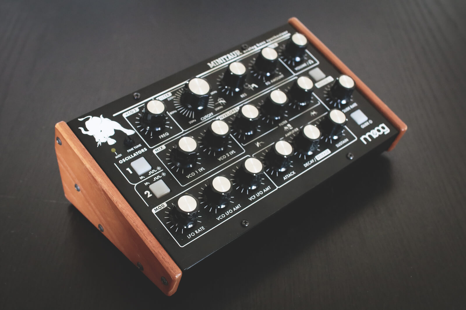 how to turn off moog minitaur