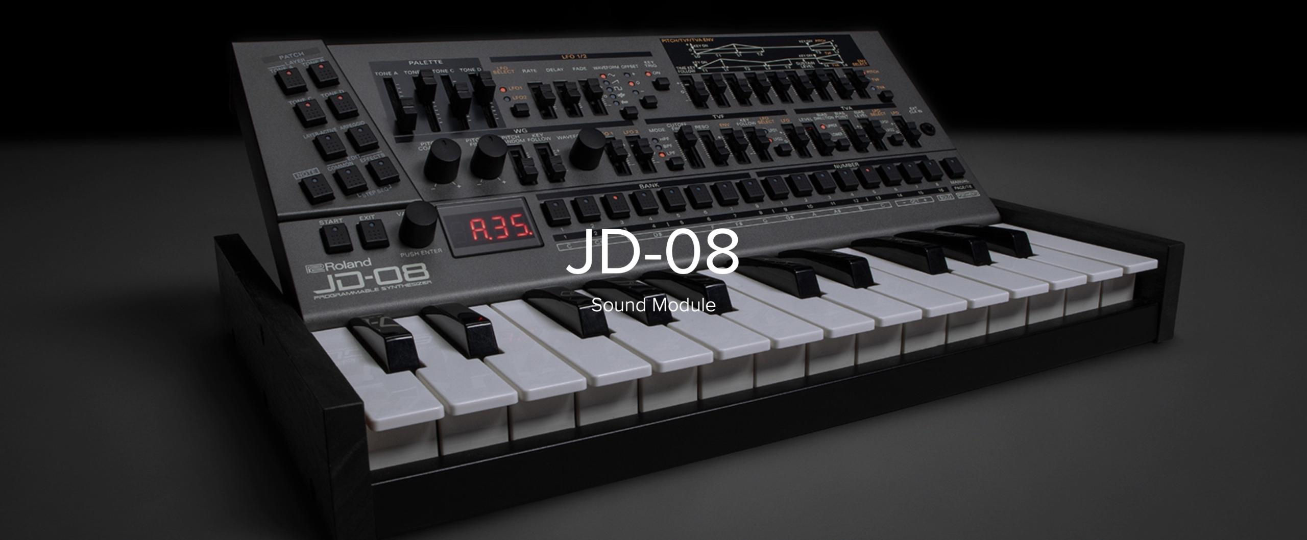 Roland JD-08 / JX-08 – Roland Boutique に物欲を刺激するレジェンド 