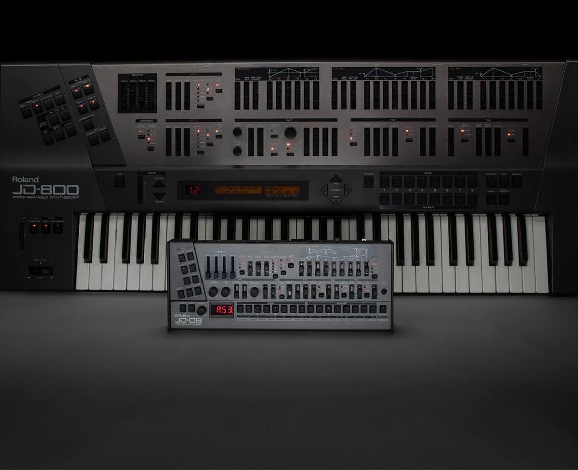 Roland JD-08 / JX-08 – Roland Boutique に物欲を刺激するレジェンド