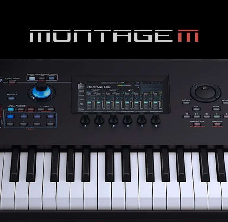 YAMAHA MONTAGE M 爆誕 – ヤマハが誇るシンセサイザーの最高峰、新開発