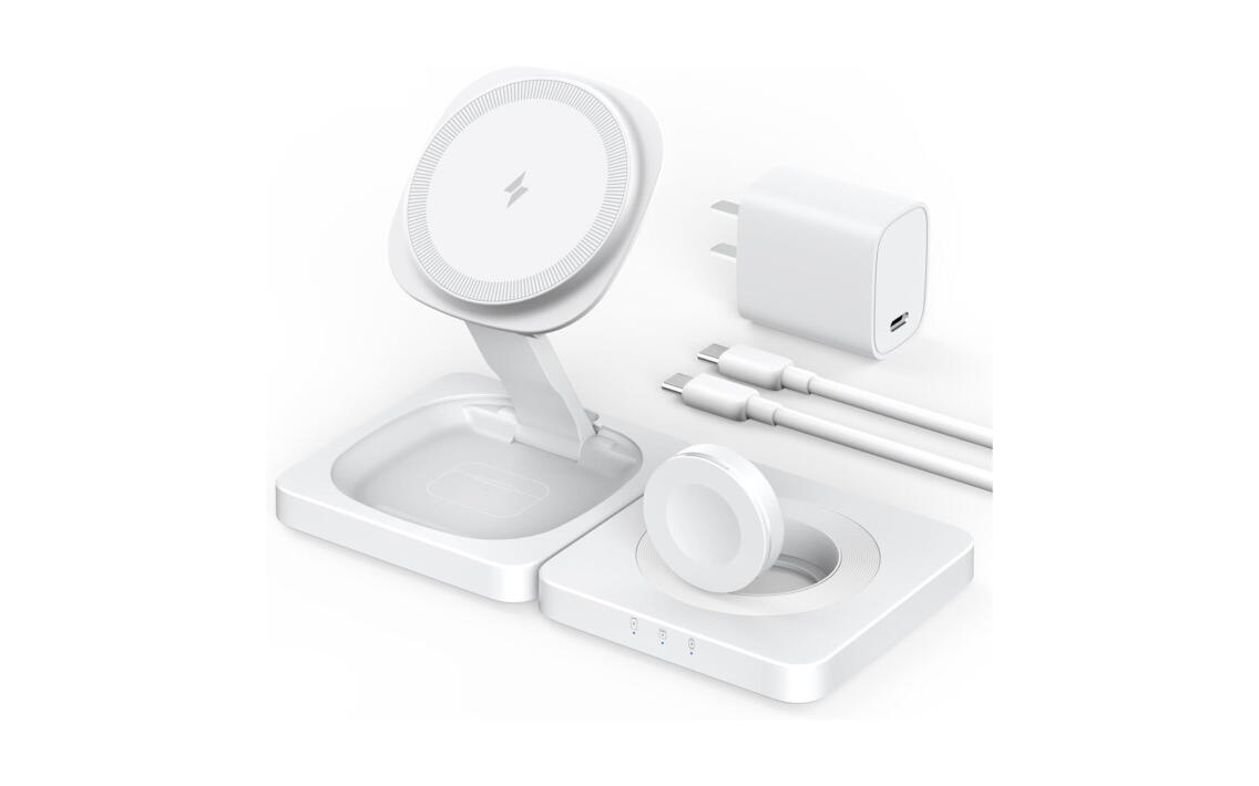 ADADPU 3 in 1 Foldable Wireless Charging Station