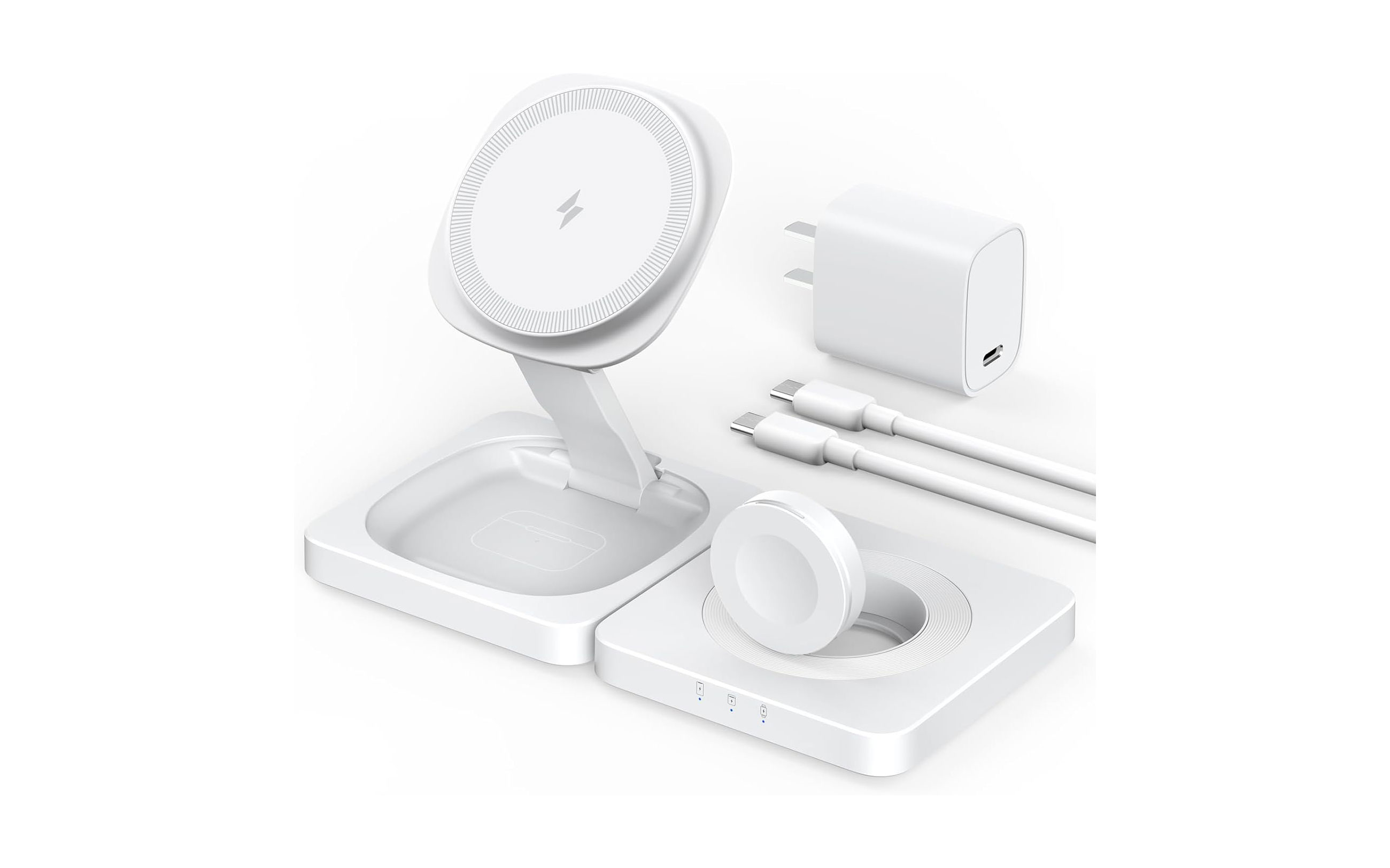ADADPU 3 in 1 Foldable Wireless Charging Station