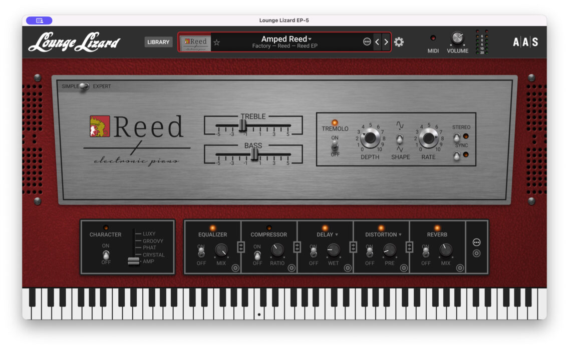 Applied Acoustics Systems Lounge Lizard EP-5
